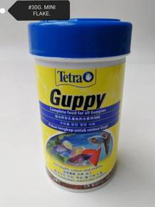 Tetra Guppy 30gram Fish Feed Food Aquarium Ikan
