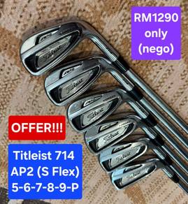 OFFER- Titleist 714 AP2 (5-P) NSPRO S Flex