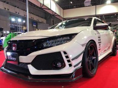 Civic Type R FK8 Varis Front Carnard Carbon Fiber