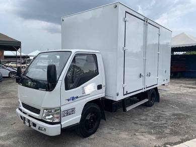 NEW 3 Ton JMC Lori Lorry 14 Kaki BOX Hicom Isuzu