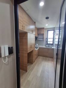 Kitchen cabinet tv console