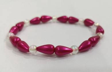 Colourful handmade beads bracelet/gelang tangan