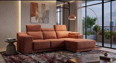 New Sofa L Shape Pocket Spring (Custom Colour)