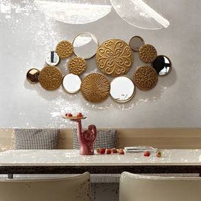 Living Room Iron Wall Mirror Decoration