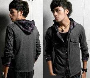 A5048 STYLO HOODIE LONG SLEEVE SHiRT KEMEJA
