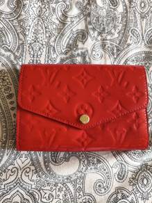 LV Monogram Vernis Patent Leather Sarah Wallet.