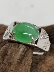 ijau Buah Ais 100% Jadeit Burma Asli Type A