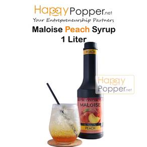 Maloise Peach Fruit Syrup 1 liter