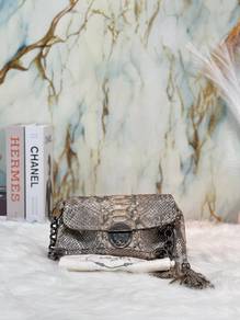 Prada Python Leather Shoulder Bag