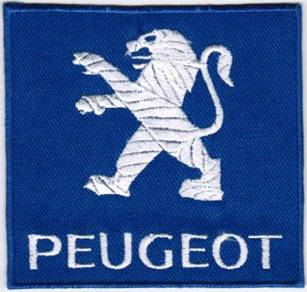 Peugeot Motor Company Automaker Car Racing Patch