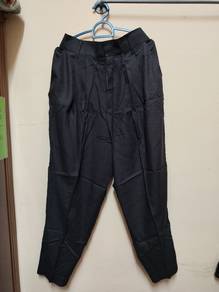 Naelofar Carrot-Cut Trousers - Dark Grey
