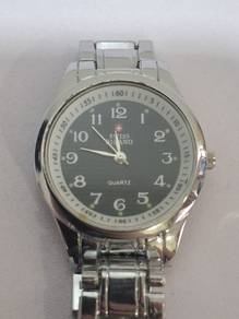 Swiss Bilano Quartz Watch · Stainless Steel Back