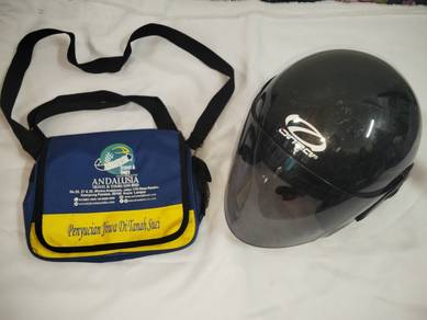 Helmet & Sling Bag