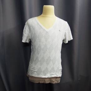 Burberry Reversible V-Neck T-shirt