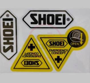 SC333 SHOEI Helmet High Quality Printed Sticker co