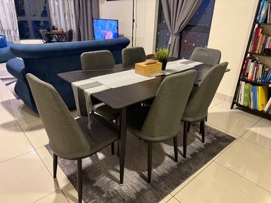 6 Seater Sintered Stone Dining Table