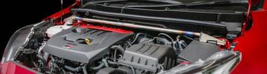 Carbing Strut Tower Bar Front Titanium GR Yaris