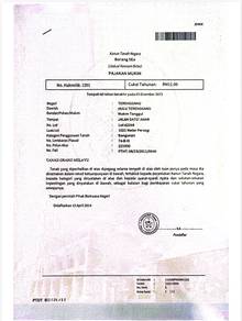 Residential Land in Hulu Terengganu, TRG