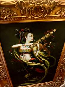 Beautiful gold framed painting