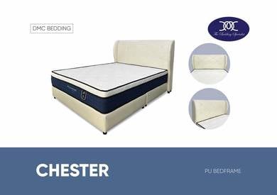 Queen Bed CHESTER WH