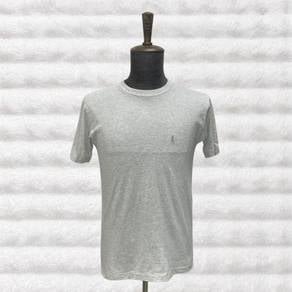 YSL Grey tee with small Logo