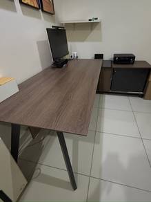 L-Shaped Study Work Table with Storage