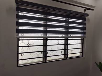 ZEBRA BLIND CURTAIN l langsir jenis zebra install