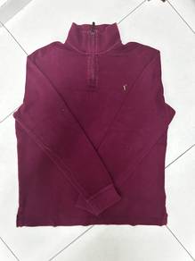 Polo RL halfzipper burgendy