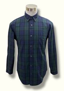 Kemeja Flannel Single pocket Size M