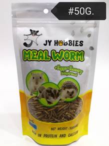 GF005 MealWorm 50gram Sugar Glider Hamster Fish