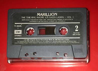 MARILLION - THE THIEVING MAGPIE Cassette NO COVER