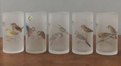 Hoya Bird watching glass cup 5