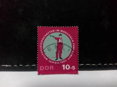 1965 Germany Stamp, Shooting Sport