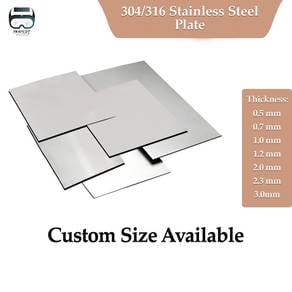 Stainless Steel Plate SS304 SS316 Laser Cut A4 A3