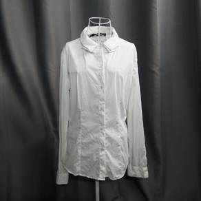 Love MOSCHINO layers collar white shirt