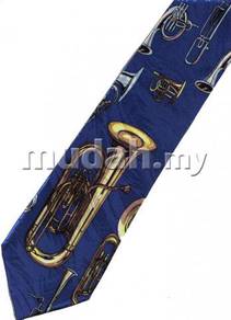 Horn Trombone Trumpet Musical Instrument Neck Tie