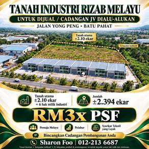 Industrial Land in Batu Pahat, JHR