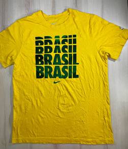 Nike Brasil Yellow Tee #DE Used
