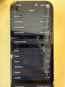 IPHONE 16Pro 128GB