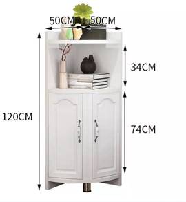 3 kabinet solid rak storage putih perabot shelf