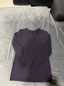 Uniqlo HEATTECH Cotton Long Sleeve Shirt Black