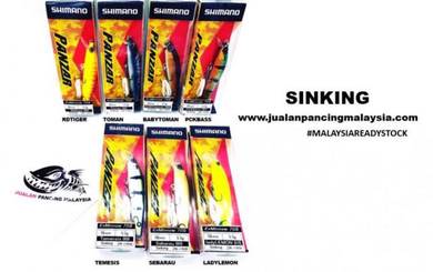 Shimano panzar ex minnow 70s sinking lure ,sinking