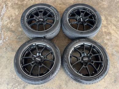Rim second 16 Rays G025 siap tayar vios myvi city