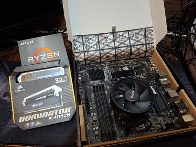 ryzen 5 4500 combo nvme 256gb mobo b550m 16gb ram 