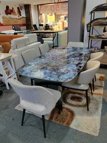 6.6Ft Crystal Dining Table