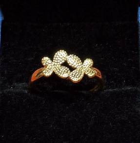 24k gold plated ajustable ring