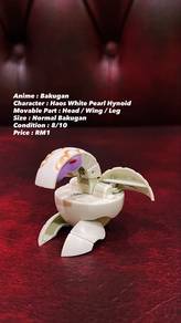 Bakugan Haos White Pearl Hynoid Toy Figurine