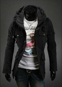 MEN BLACK MILiTARY ARMY HIKING JACKET FREE POSTAGE