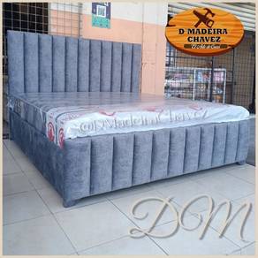 Full king size bed frame with mattress for sale