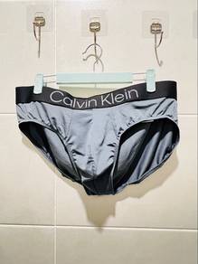 Calvin Klein XL （ GREY ） Mens Brief Underwear